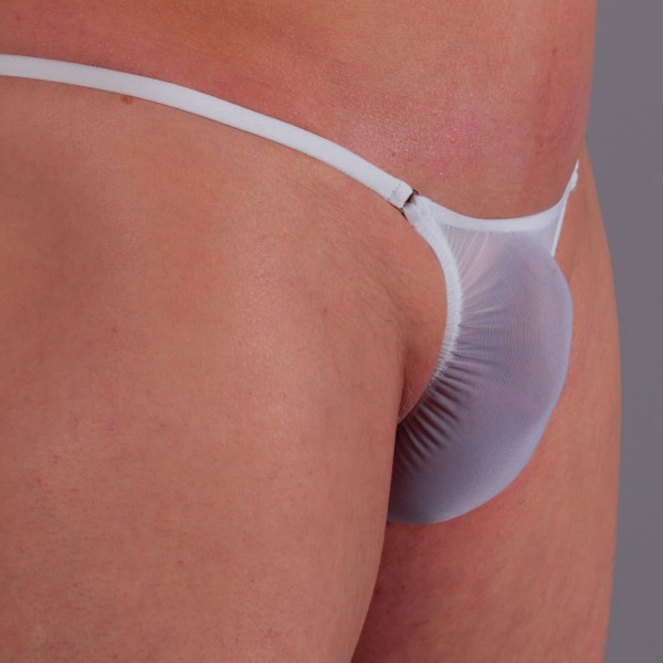 Exclusive Men String Tanga - Weiß Transparent