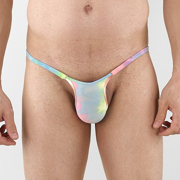 Men Seamless String Tanga - Pastello